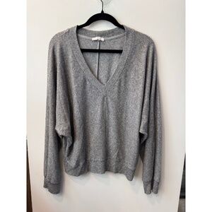 Joie Ribbed V-Neck Sweater